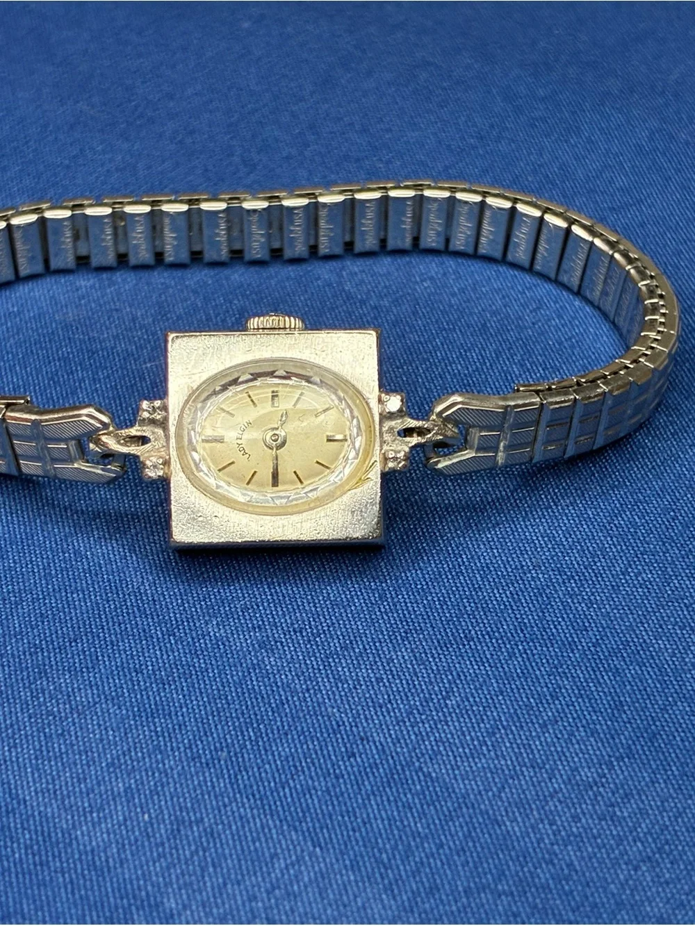 Vintage Lady Elgin 10k RGP Women's Wristwatch Bracelet